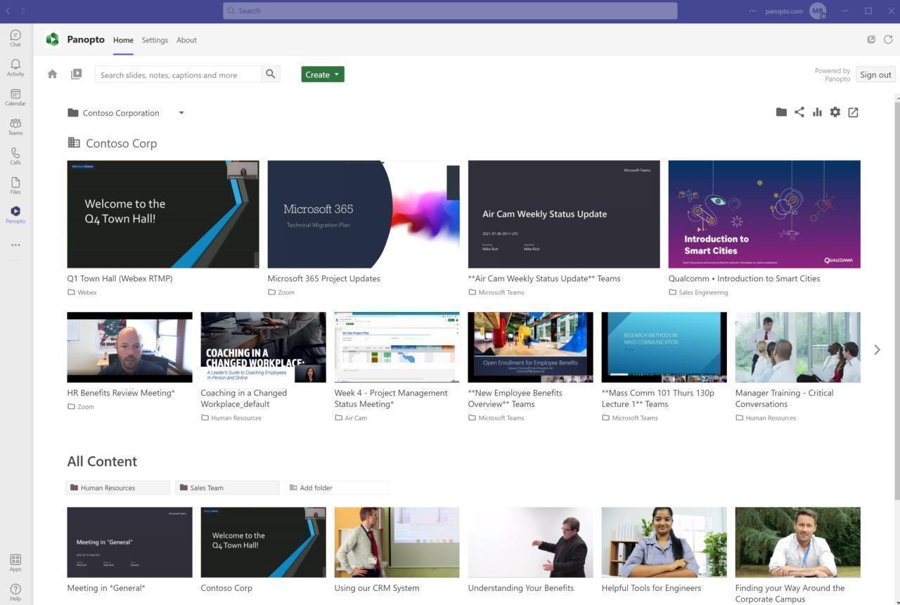 panopto microsoft teams home page view 1280x861 1
