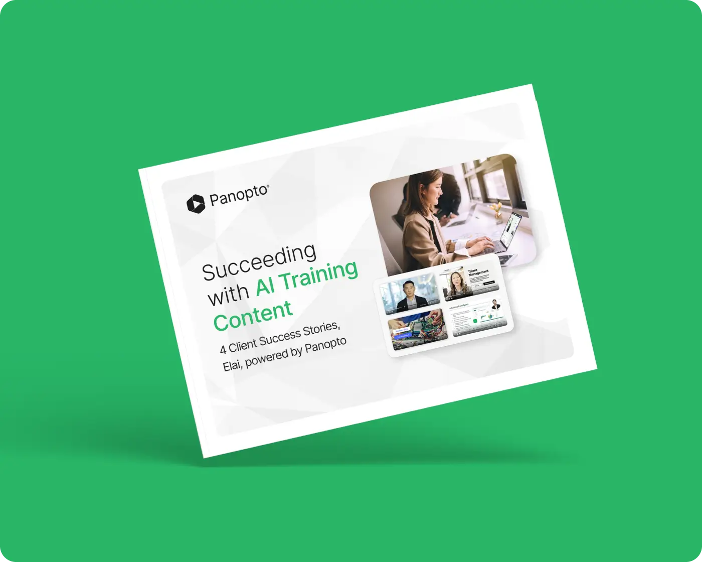 Panopto Succeeding with AI Training Content Elai