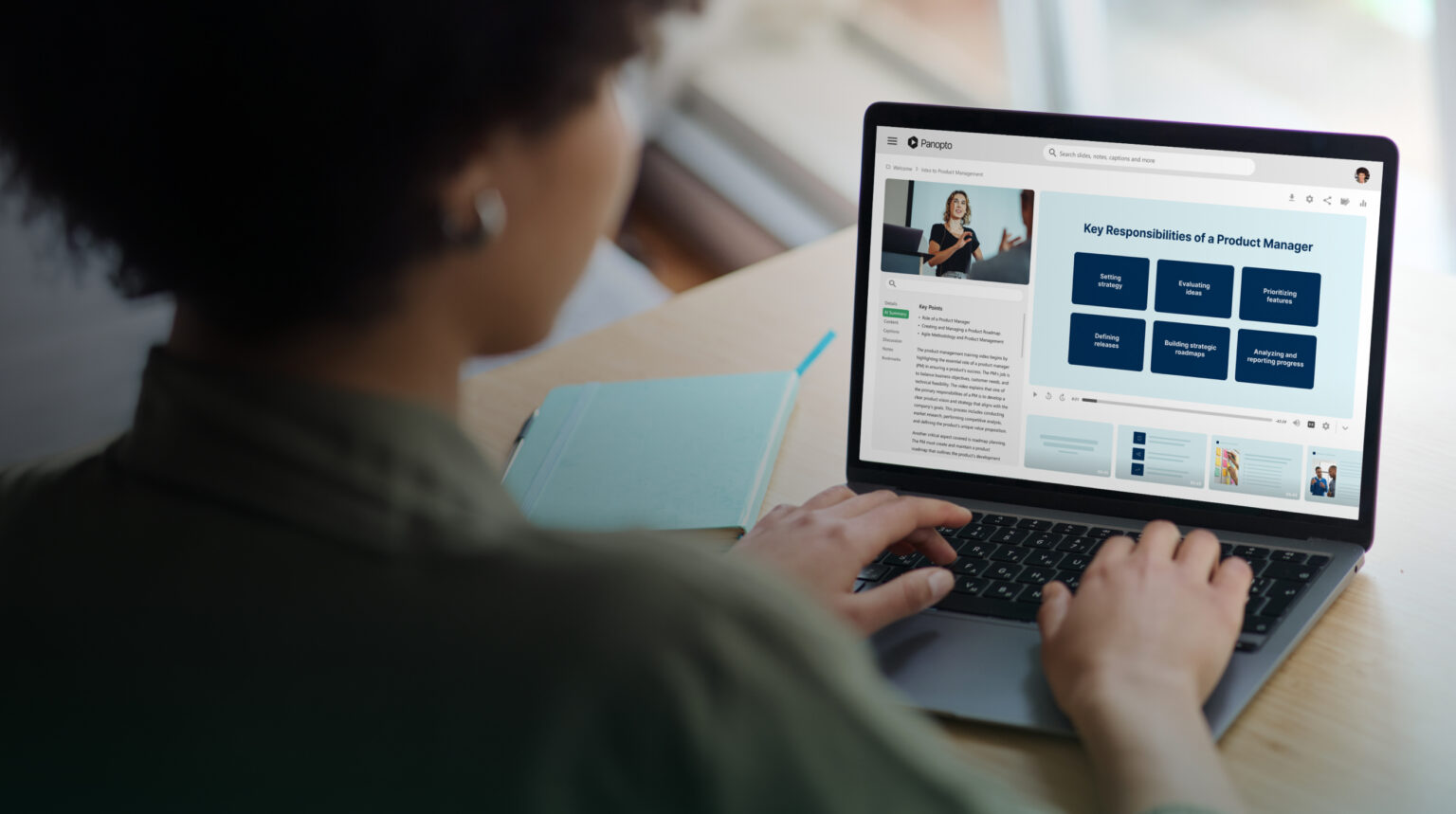 Panopto virtual knowledge classroom